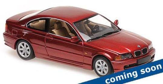 Minichamps 1:43 BMW 3ER COUPE (E46) - 1999 - RED METALLIC 940028320 
