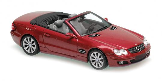 Minichamps 1:43 MERCEDES BENZ SL CLASS (R230) - 2001 - RED 