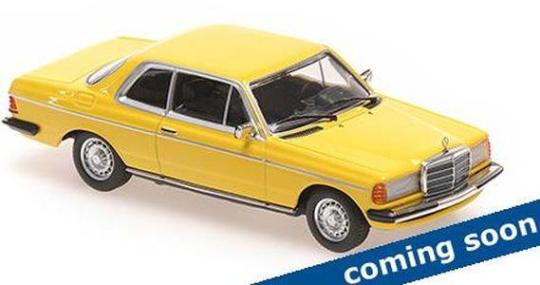 Minichamps 1:43 MERCEDES-BENZ (W123) 230CE – 1976 – YELLOW/BEIGE 