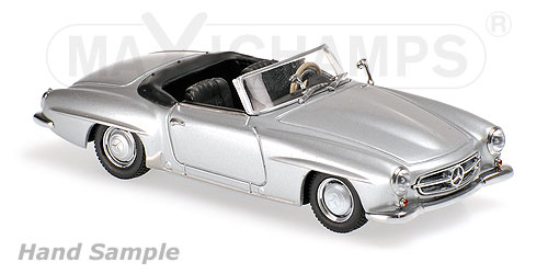 Minichamps 1:43 Mercedes 190 SL (W121) - 1955 – silver 