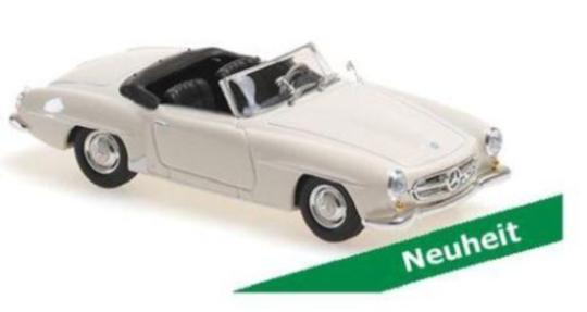 Minichamps 1:43 Mercedes 190 SL (W121) - 1955 – white 