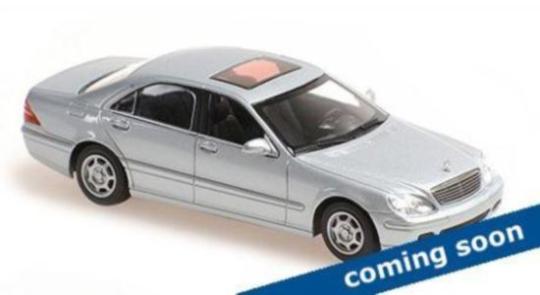 Minichamps 1:43 MERCEDES-BENZ S-CLASS (W220) - 1998 - SILVER METALLIC 940036201 