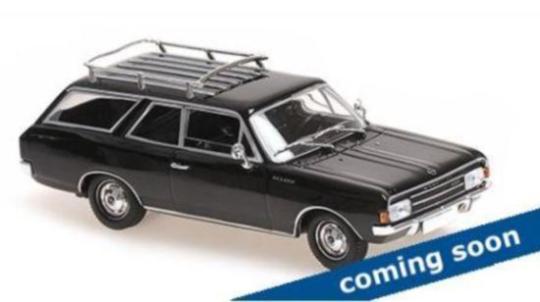 Minichamps 1:43 OPEL REKORD C CARAVAN - 1969 - BLACK 