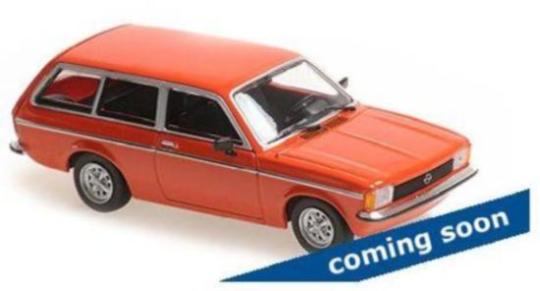 Minichamps 1:43 OPEL KADETT C CARAVAN L - 1978 - RED 