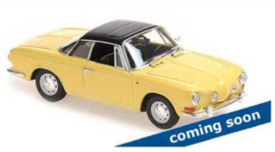 Minichamps 1:43 VOLKSWAGEN KARMANN GHIA 1600 - 1966 - YELLOW 