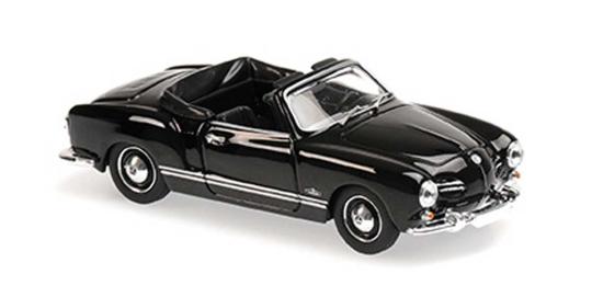 Minichamps 1:43 VOLKSWAGEN KARMANN GHIA CABRIOLET - 1955 - BLACK 