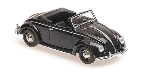 Minichamps 1:43 Volkswagen Hebmüller-Cabriolet - 1950 black 