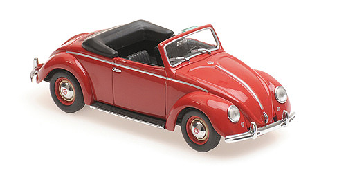 Minichamps 1:43 Volkswagen Hebmüller-Cabriolet - 1950 red 