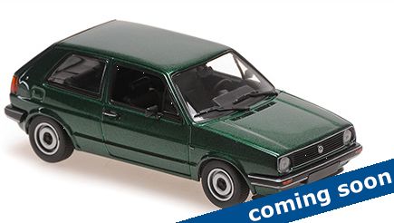 Minichamps 1:43 VOLKSWAGEN GOLF – 1985 – GREEN METALLIC 