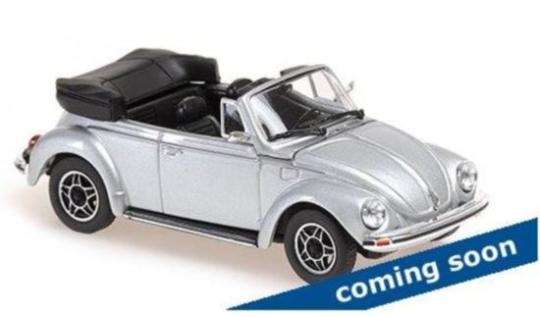 Minichamps 1:43 VOLKSWAGEN 1303 CABRIOLET - 1979 - SILVER 