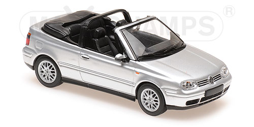 Minichamps 1:43 VOLKSWAGEN GOLF 4 CABRIOLET - 1998 - SILVER 