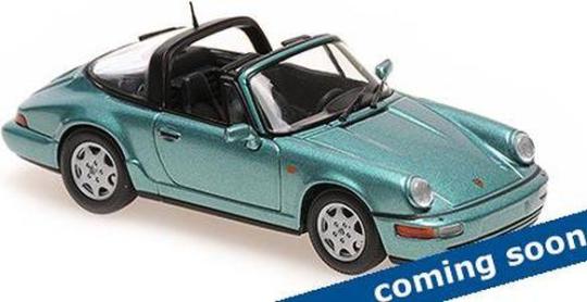 Minichamps 1:43 PORSCHE 911 TARGA (964) – 1991 – GREEN METAL 