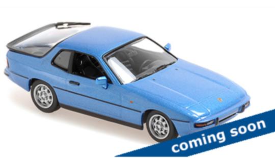 Minichamps 1:43 PORSCHE 924 - 1984 - BLUE METALLIC 940062122 