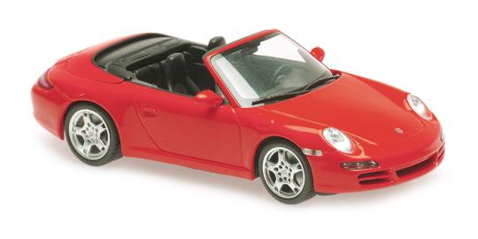 Minichamps 1:43 PORSCHE 911 CARRERA S CABRIOLET - 2005 - RED METALLIC 940063031 