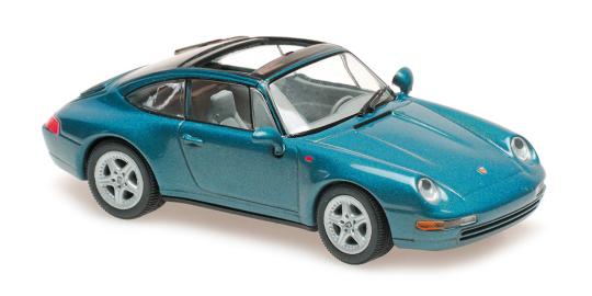Minichamps 1:43 PORSCHE 911 TARGA - 1995 - BLUE 