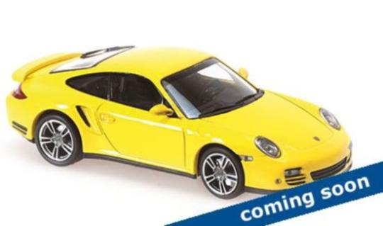 Minichamps 1:43 PORSCHE 911 TURBO – 2009 – YELLOW 