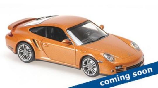 Minichamps 1:43 PORSCHE 911 TURBO – 2009 – gold 