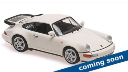 Minichamps 1:43 Porsche 911 Turbo (964) - 1990 white 