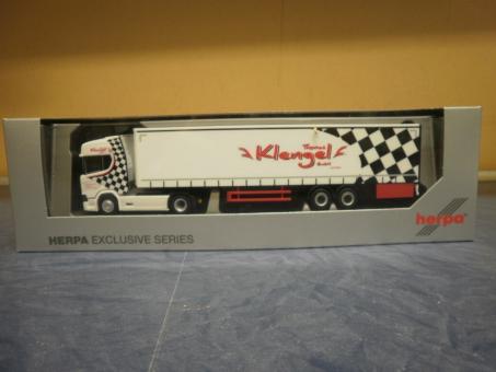 Herpa LKW Scania CR 20 HD Aerop. Ga-KSZ Klengel 