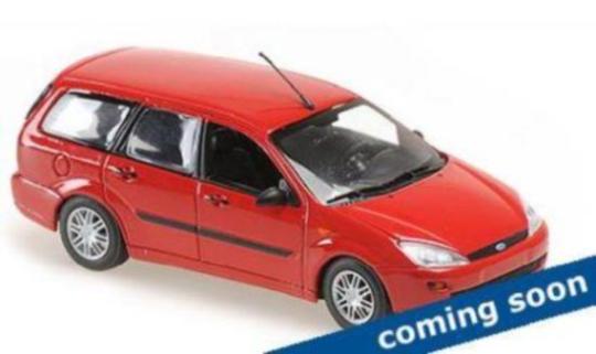 Minichamps 1:43 FORD FOCUS TURNIER - 1998 - RED 940087010 
