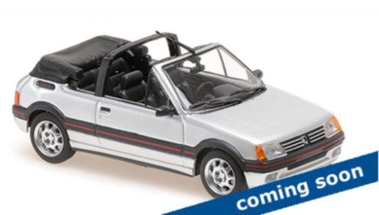 Minichamps 1:43 Peugeot 205 CTI Cabriolet 1990 - silver 