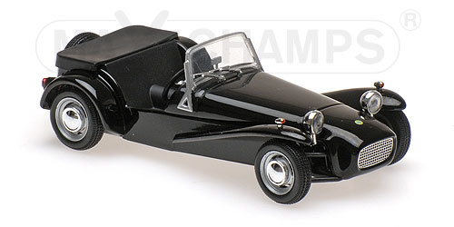 Minichamps 1:43 Lotus Super Seven - 1968 - black 