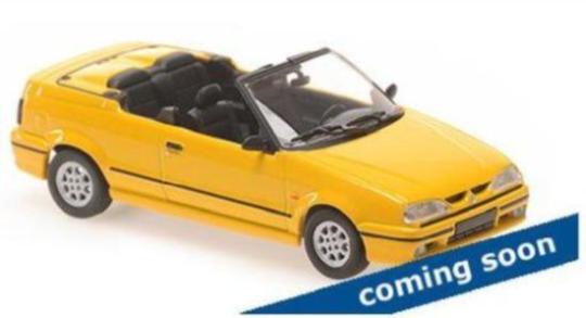 Minichamps 1:43 RENAULT 19 CABRIOLET – 1992 – YELLOW 