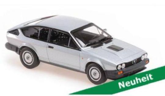 Minichamps 1:43 ALFA ROMEO GTV 6 - 1983 - SILVER METALLIC 940120141 