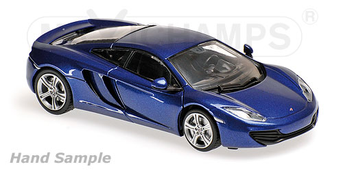 Minichamps 1:43 McLaren 12C - 2011 - blue metallic 