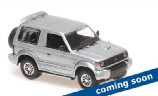 Minichamps 1:43 MITSUBISHI PAJERO SWB - 1991 - SILVER 