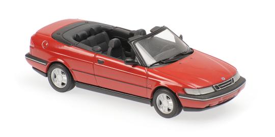 Minichamps 1:43 SAAB 900 CABRIOLET - 1995 - RED 