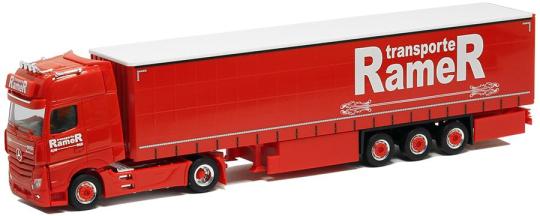 Herpa LKW MB Actros 11 Giga Ga-KSZ Ramer 