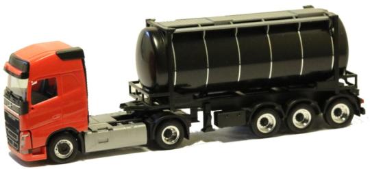 Herpa LKW Volvo FH4 Glob Swapbody-SZ schwarz/rot 940771 