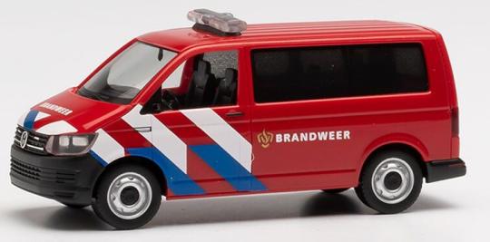 Herpa VW T6 Brandweer nieuwe striping (NL) 