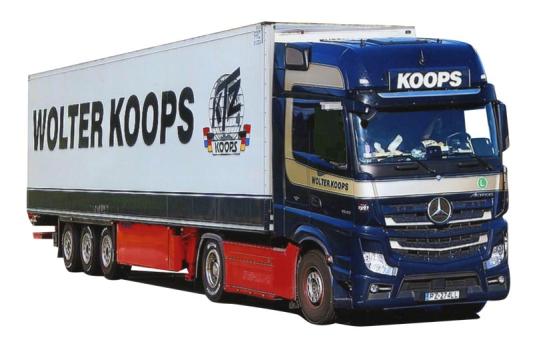 AWM LKW MB Actros 11 Giga Kühl-KSZ Wolter Koops 9421.01 