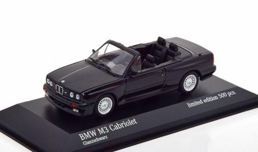 Minichamps 1:43 BMW M3 (E30) Cabriolet Baujahr 1988 schwarz 
