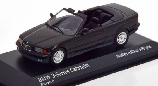 Minichamps 1:43 BMW 3er Serie (E36) Cabriolet - black 