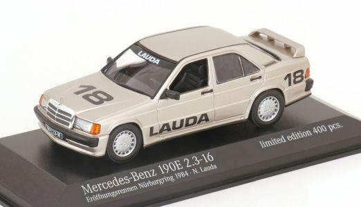 Minichamps 1:43 Mercedes 190E 2.3-16 Opening Race 1984 Lauda 