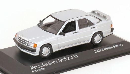 Minichamps 1:43 Mercedes 190E 2.3-16 W201 (1984) - silver 