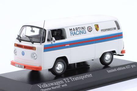 Minichamps 1:43 Volkswagen VW T2 Delivery Van Porsche Renndienst Martini design 