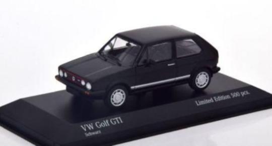 Minichamps 1:43 VW Golf 1 GTI 1983 schwarz 