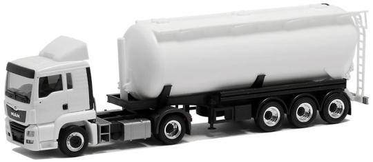 Herpa LKW MAN TG-S LX Kippsilo-SZ weiß 944786 