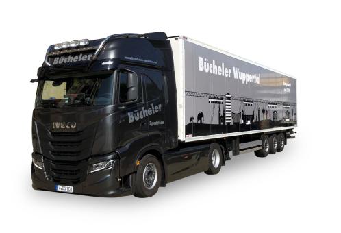 Herpa LKW Iveco S-Way KSZ Bücheler Wuppertal 