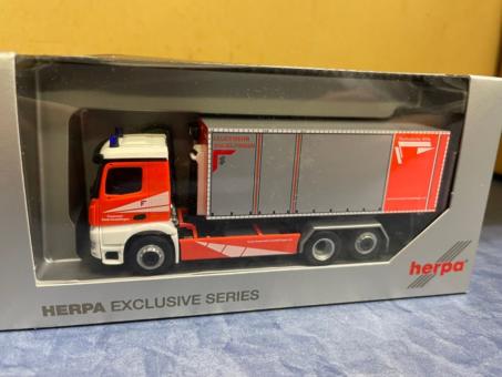 Herpa MB Arocs Wechsellader-LKW Feuerwehr Sindelfingen / AB Rüst 947497 