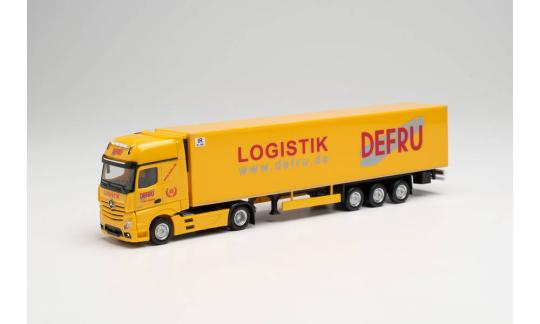 Herpa LKW MB Actros 11 Giga Kühl-KSZ DEFRU 948531 