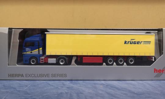 Herpa LKW MAN TG-X GM Aerop. Ga-KSZ Krüger Logistik 