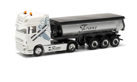 Herpa LKW DAF 105 XF Aerop. Thermomulden-SZ Spedition Franz 