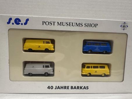 SES Set 4x Barkas 40 Jahre Deutsche Post 95-02 Post Museum Shop 