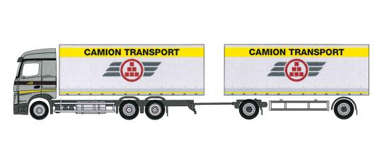 Herpa LKW MB Actros 18 Streamspace Ga-KHZ Camion 950787 