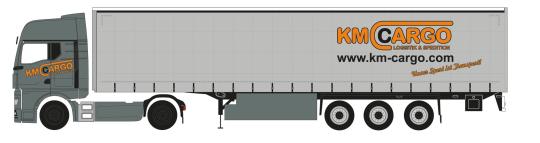 Herpa LKW MAN TG-X GX Aerop. Ga-KSZ KM Cargo 